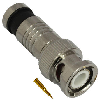 10 units BNC Male RG59 Compression CCTV Coax Cable Connector