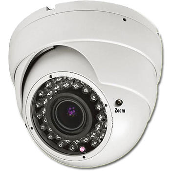 Sikker AHD 2160P 4K 8 Megapixel Color Cmos Vari-Focal 2.8 - 12mm Metal Dome Camera