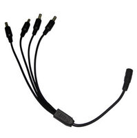 1 input to 4 output Power Adapter Splitter cable for 12v DC CCTV Camera