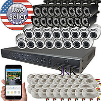Elite 32 Channel 4MP DVR Recorder with 32 pcs 4 Megapixel 1440P camera package